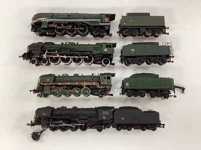Lot 598 - Four Jouef 'HO' Gauge Unboxed S.N.C.F Green...