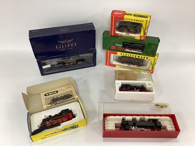 Lot 590 - Seven 'HO' Gauge boxed Continental Outline...