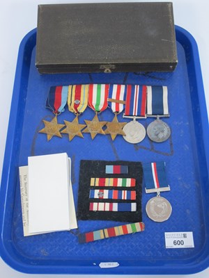 Lot 600 - WWI British Medal Group, comprising 1939-1945...