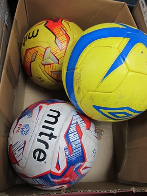 Lot 436 - Football Championship Team Match Balls, both...