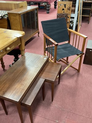 Lot 1617 - Teakwood Nest of Tables, together with a...