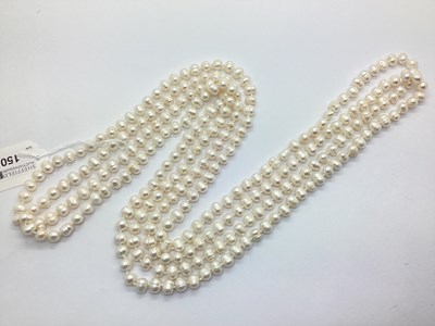 Lot 150 - A Pearl Bead Opera Length Necklace,...
