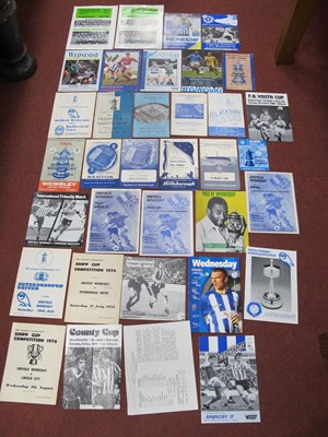 Lot 870 - Sheffield Wednesday Programmes v Foreign...