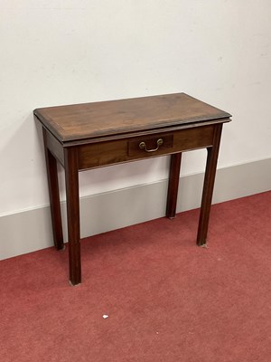 Lot 1597 - An XVIII Century Mahogany Tea Table, with...
