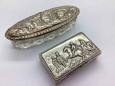 Lot 17 - A Hallmarked Silver Snuff Box, BM, Chester...