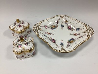 Lot 1227 - Royal Crown Derby 'Royal Antoinette' Shaped...