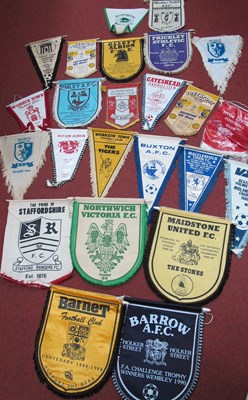 Lot 612 - Pennants - Non-League, varying shapes...
