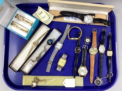 Lot 247 - A Vintage 9ct Gold Cased Ladies Wristwatch,...