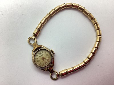 Lot 291 - Titus; A Vintage Ladies Dress Wristwatch, case...