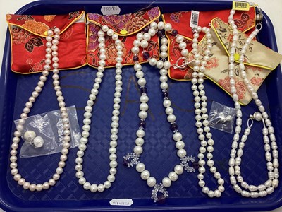 Lot 257 - A Collection of Pearl Bead Jewellery, to...