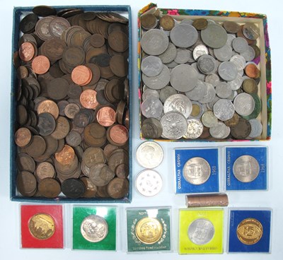 Lot 1195 - Collection Of GB And World Coinage, includes a...