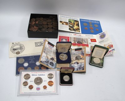 Lot 1414 - Large Collection Of GB Coins, including a...