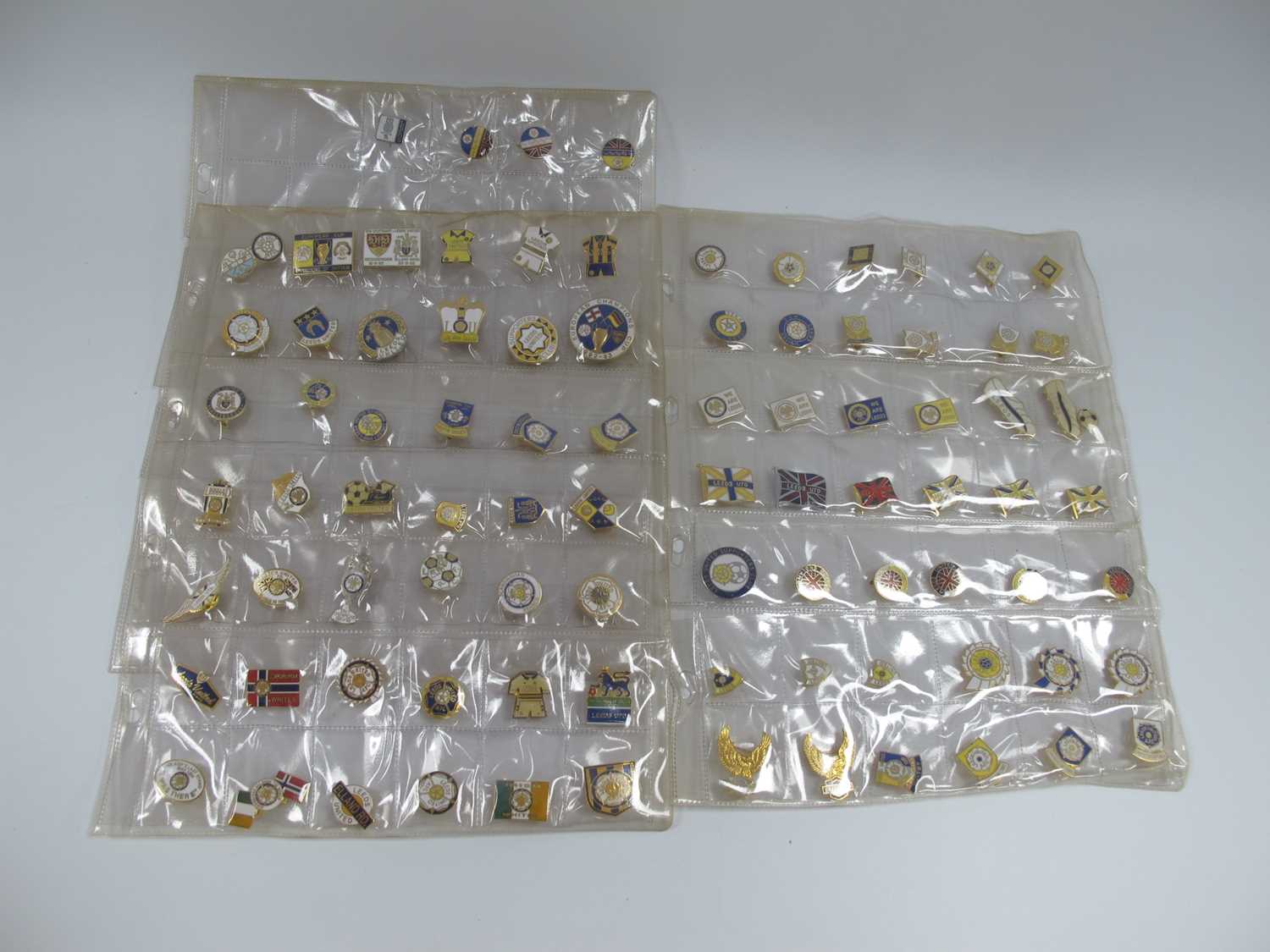 Lot 596 - Mainly Enamelled Lapel Badges Leeds United,...