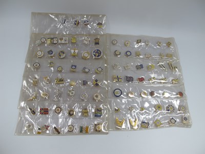 Lot 596 - Mainly Enamelled Lapel Badges Leeds United,...