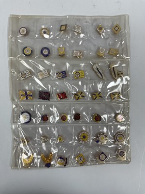 Lot 596 - Mainly Enamelled Lapel Badges Leeds United,...