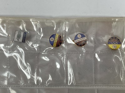 Lot 596 - Mainly Enamelled Lapel Badges Leeds United,...