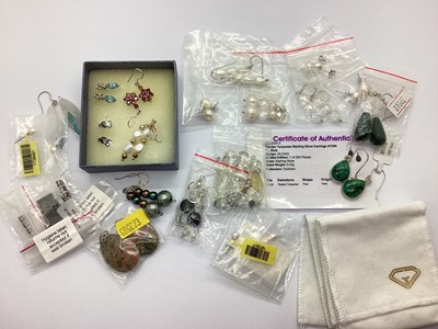 Lot 152 - A Collection of Modern "925" and Other Stone...