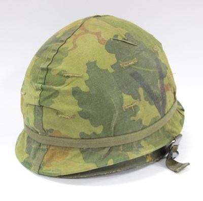 Lot 440 - United States Army M1 Combat Helmet and Liner.
