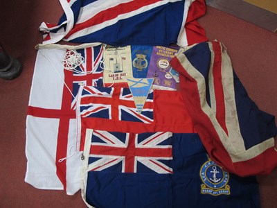 Lot 409 - British Union Flag, approximately 137 x 225cm,...