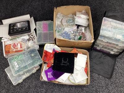 Lot 210 - An Assortment of Modern Jewellery Beads and...