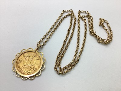 Lot 89 - George V Half Sovereign, 1914, loose(?) set...