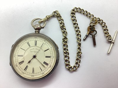 Lot 298 - A Hallmarked Silver Cased Openface Pocket...