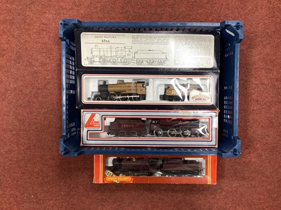 Lot 523 - Three boxed 00 gauge 2-6-0 locomotives: a Lima...