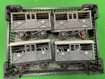 Lot 630 - Four Gauge 1 (45mm) scratch/kit-built Great...