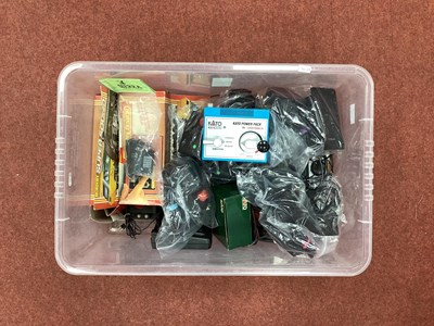 Lot 370 - A box of Model Railway control equipment for...