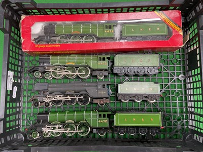 Lot 575 - Four Hornby 00 gauge A3 class locomotives: a...