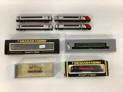 Lot 648 - Four 'N' Gauge/2mm Locomotives, comprising a...