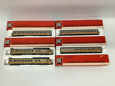 Lot 884 - A boxed Jouef HO scale five-car Turbo-Train...