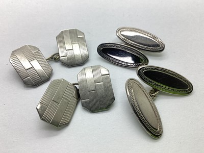 Lot 136 - Charles Horner; A Pair of Gent's Cufflinks, of...