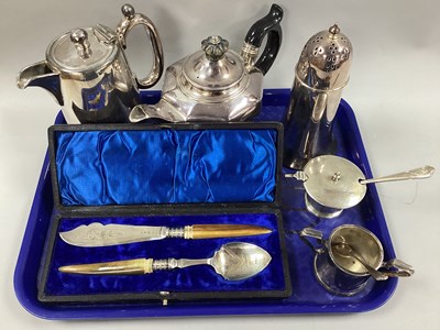 Lot 34 - A Hallmarked Silver Lidded Mustard, CSG & Co,...