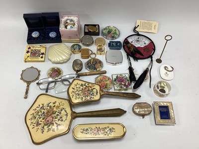 Lot 1271 - Crummles Enamelled Patch Boxes (2), Leonardo...