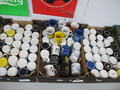 Lot 316 - Pottery Football Mugs, alphabetically sorted...