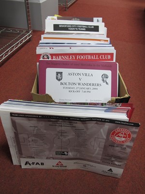 Lot 501 - Team Sheets, alphabetically sorted Aberdeen to...
