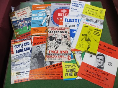 Lot 632 - Scottish Programmes Scotland v. England 1946,...