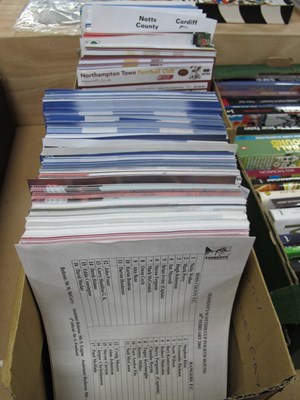 Lot 379 - Team Sheets, alphabetically sorted Northampton...