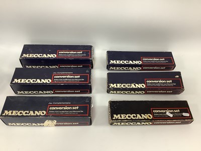 Lot 710 - Six Circa 1970's Meccano Conversion Sets....