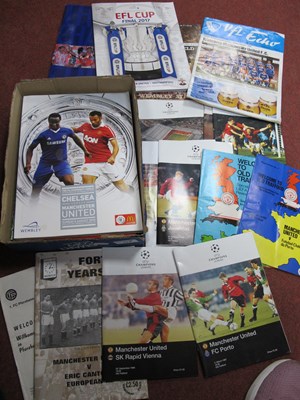 Lot 473 - Manchester United Programmes F.A Cup Finals...