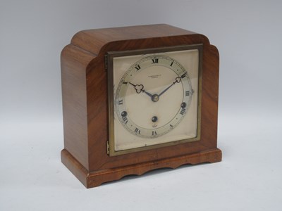 Lot 1459 - 1930s Walnut Cased Elliott Westminster Chimes...