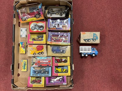 Lot 542 - Seventeen Diecast, Plastic, Steel Model...