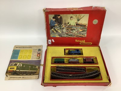 Lot 687 - A Boxed Triang Train Set, containing an 0-4-0...