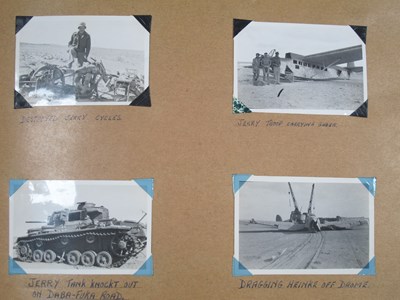 Lot 460 - WWII North Africa RAF Serviceman's Photograph...