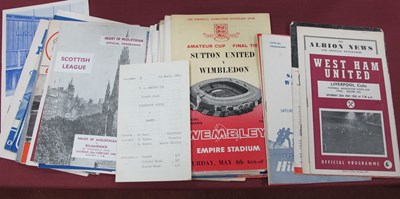 Lot 572 - 1952-3 West Brom v. Arsenal Programme, 56-7...