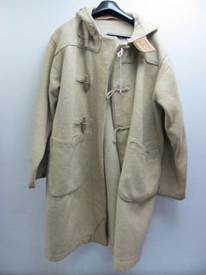 Lot 407 - WWII Era Royal Navy Heavy Wool Toggle Duffel...