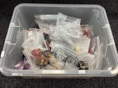 Lot 211 - Craft Interest; A variety of jewellery, beads...