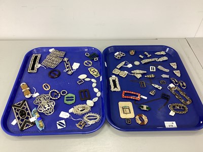 Lot 218 - A Collection of Vintage and Later Dress Clips...