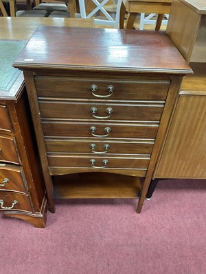 Lot 1640 - Early XX Century Mahogany Music Cabinet, with...
